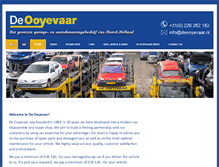 Tablet Screenshot of deooyevaar.nl